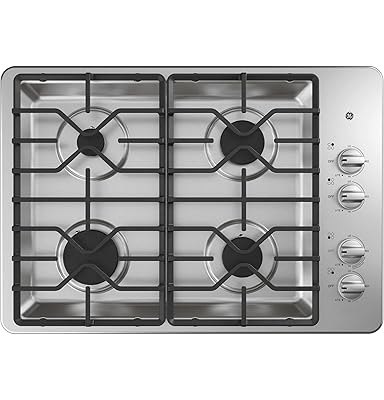 GE 30-Inch Gas Cooktop with MAX System for Efficient Cooking