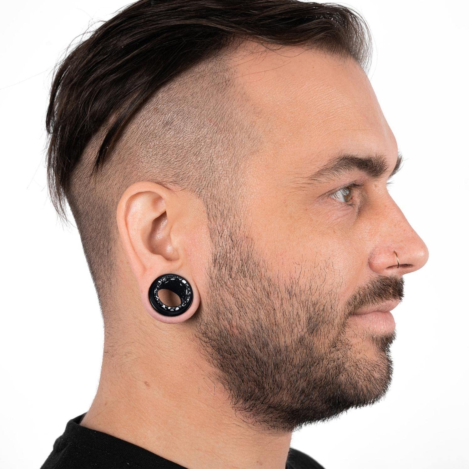 BodyJ4You Ear Stretching Balm - Ear Butter for Guages Earlobe Stretching Cream - Jojoba Wax Castor Oil All Natural Solution - Pure Unrefined Vegan Care for Body Piercing - Pack of 1