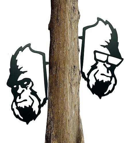 Bigfoot Metall-Silhouette – 30,5 X 20,3 Cm, Garten-Deko, Wetterfest, Für Zaun Oder Baum