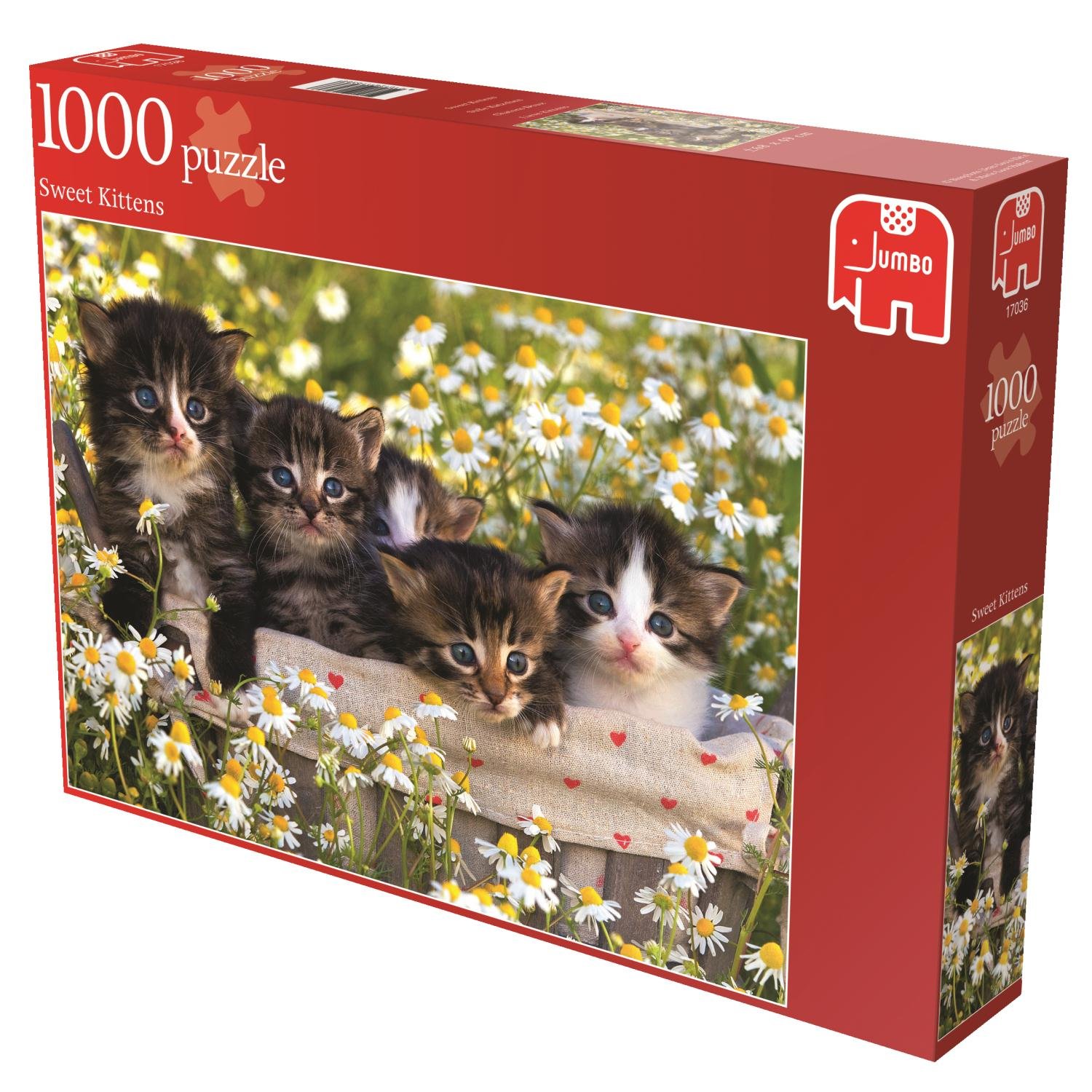 1000 Piece Animal Collection Jigsaw Puzzle Cats Kittens In The