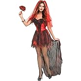 Fun World Womens Crimson Bride