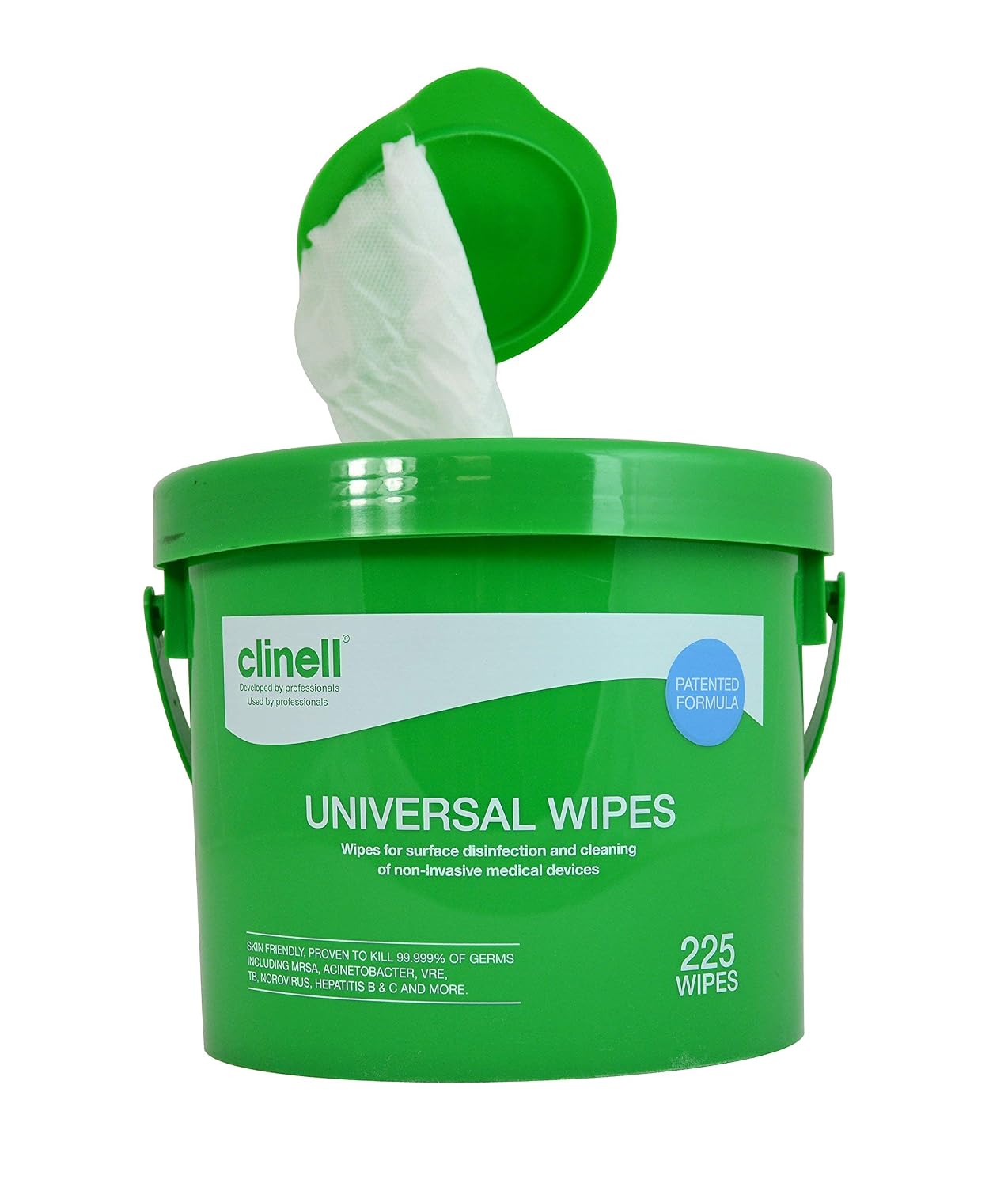 Clinell Universal Cleaning and Disinfectant Wipes for Surfaces, Pack of 225 Wipes, Refill Pack, Multi Purpose Wipes - Image 5
