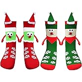 Chambom Magnetic Holding Hands Socks - Christmas Gifts for Women Men, White Elephant Gift, Gag Gifts Xmas Stocking Stuffers