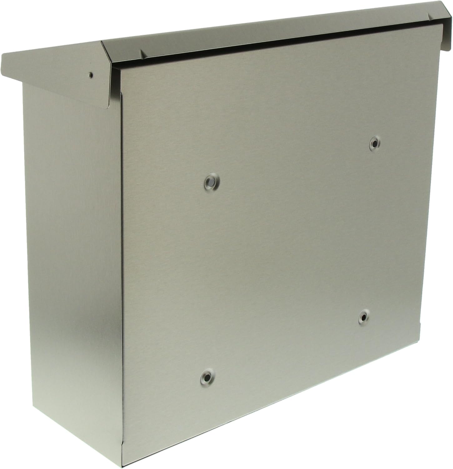 Burg Wachter Lucca 3713 Ni Letter Stainless Steel Post Box, Grey, Ohne Zeitungsfach - Image 3