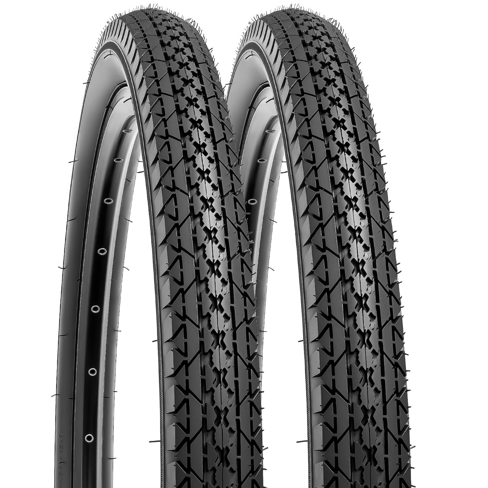 Photo 1 of YUNSCM 2-PCS 24" Road Bike Tires 24x2.125/57-507 Compatible with 24x2.0 24x2.10 24 x 2.125 24x2.15 Bike Bicycle Tires (Y-1146)