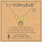 Kenailw Softball/Soccer/Volleyball/Basketball/Football/Tennis/Pickleball Necklace for Team Coach Player, Sports Lovers Accessories Jewelry Christmas Gifts 16+3 Inches