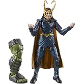 Marvel Thor Legends Series 6-inch Loki | Marvel Legends Thor Ragnarok 6 Inch Action Figure Gladiator BAF Hulk - Loki