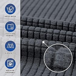 KEKUOU Stretch Single Sofa Slipcover 1 Piece Couch