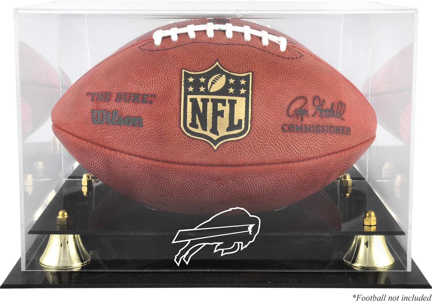Buffalo Bills Team Logo Football Display Case Football