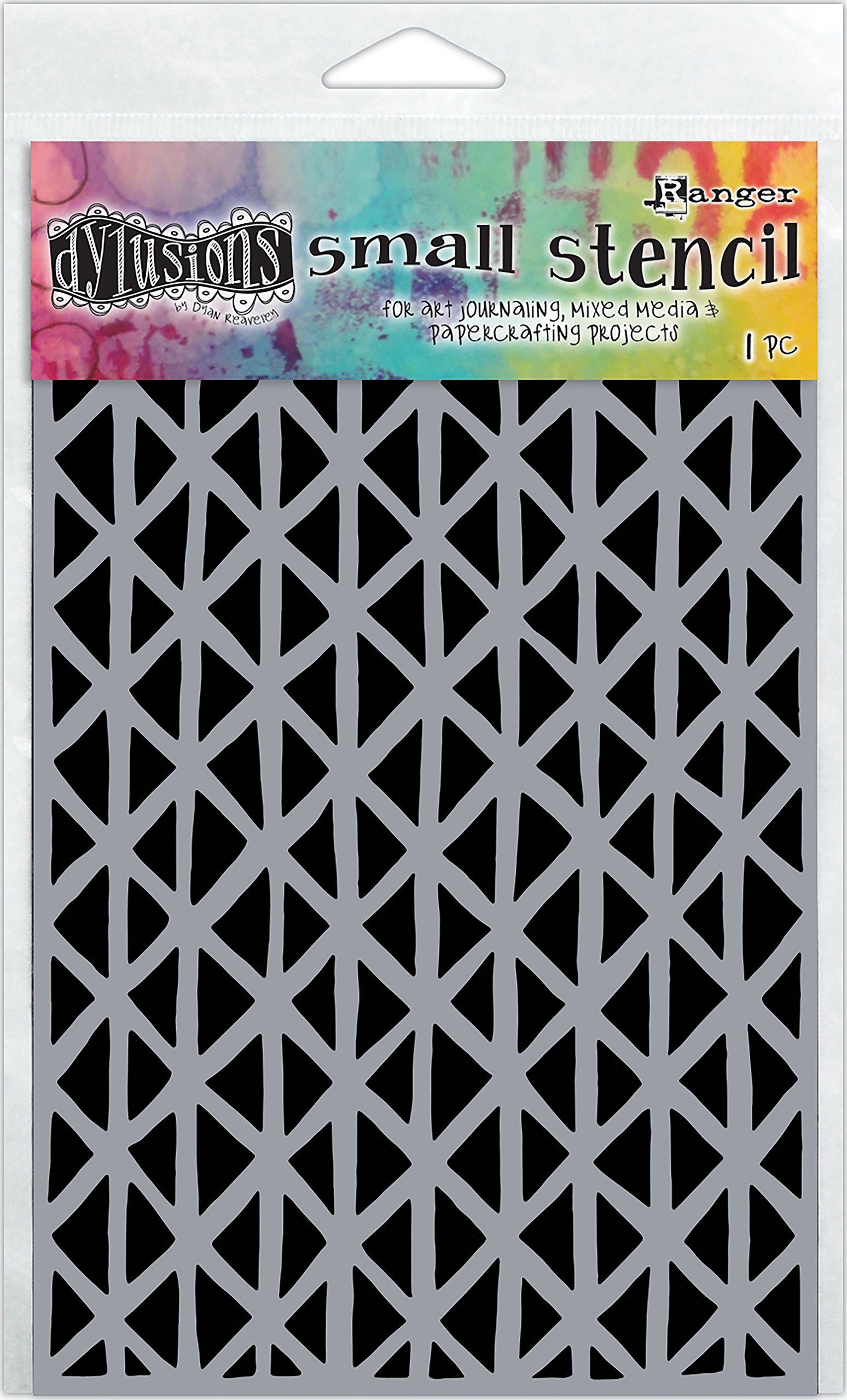 Ranger Angles Dylusions Stencil, Synthetic Material, 23.4 x 13.8 x 0.1 cm