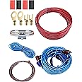 IZTOSS 1500W 14GA Car Audio Subwoofer Amplifier Installation Kit AMP Wiring Fuse Holder Wire Cable Kit