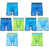 Skechers boys Amazon Exclusive 8pk Athletic Boxer Briefs With Unique Prints in Sizes 2/3t, 4, 6, 8 and 10
