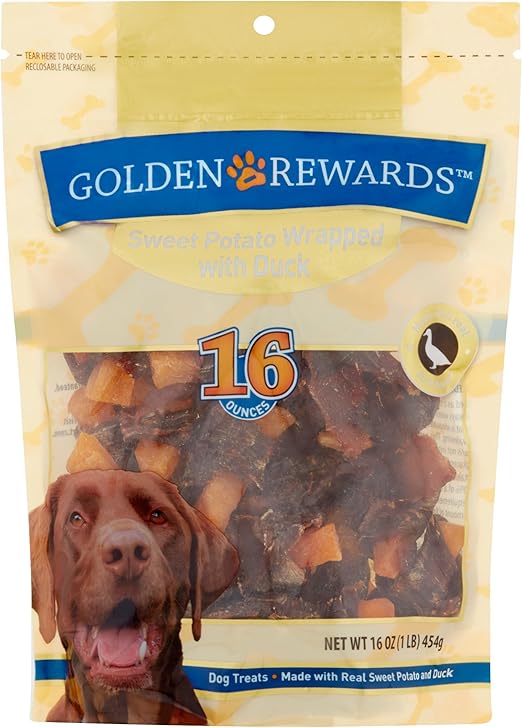 sweet potato duck dog treats