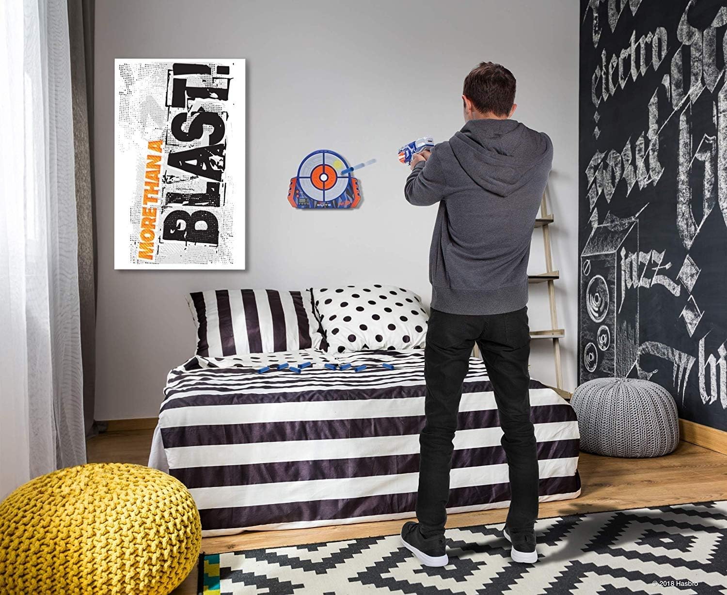 nerf elite light up target