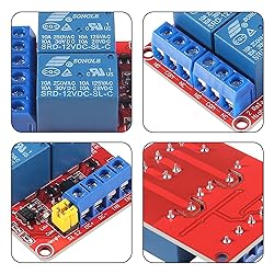 10 PCS DC 12V 2 Channel Relay Module with Isolated