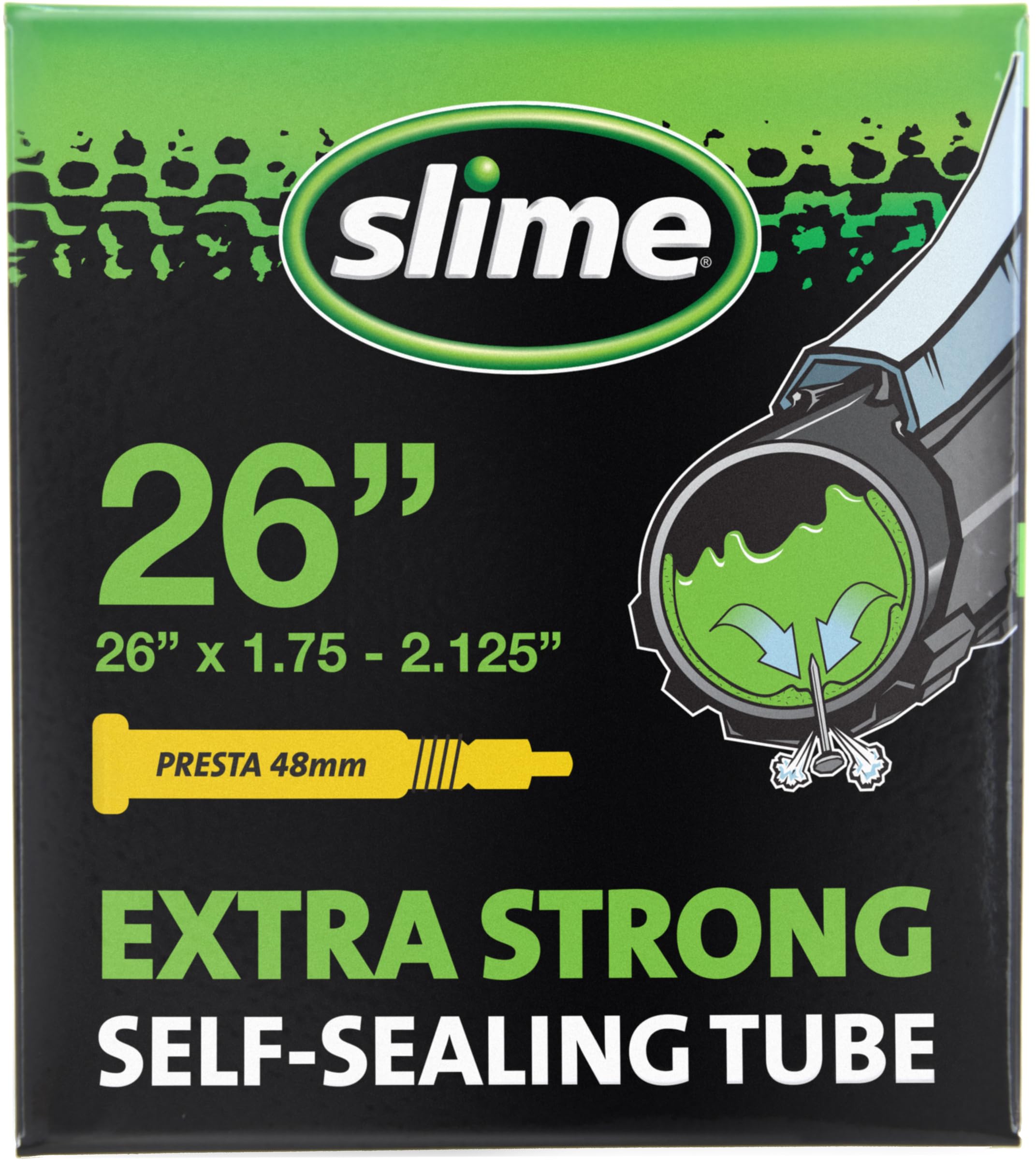 Photo 1 of Bike Inner Tube with Slime Puncture Sealant, Extra Strong, Self Sealing, Prevent and Repair