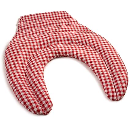 Saco térmico de semillas | rojo y blanco | Cojín para el cuello ...