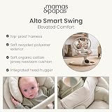 Mamas & Papas Alto Smart Baby Swing with Bluetooth & Remote Cashmere view 3