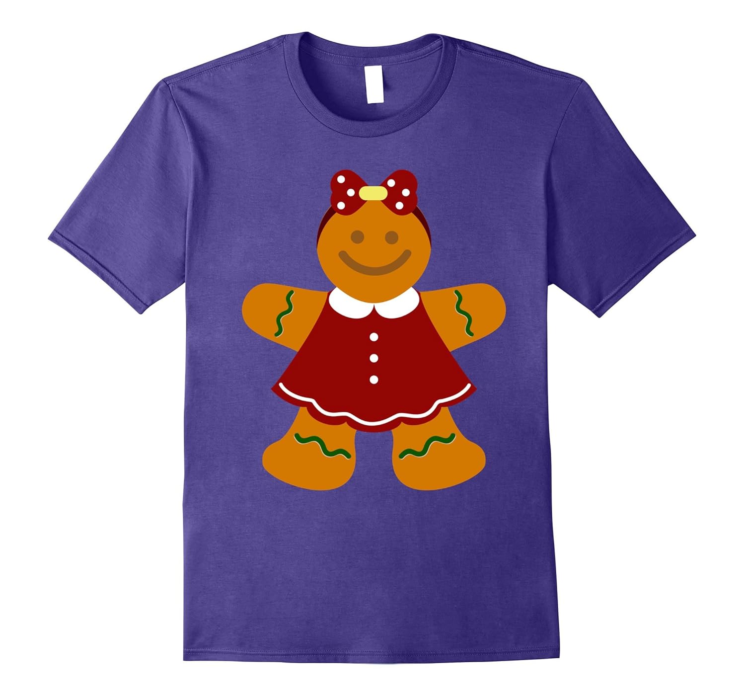 Gingerbread Woman Cookie Shirt, Ugly Christmas Sweater Shirt-ANZ