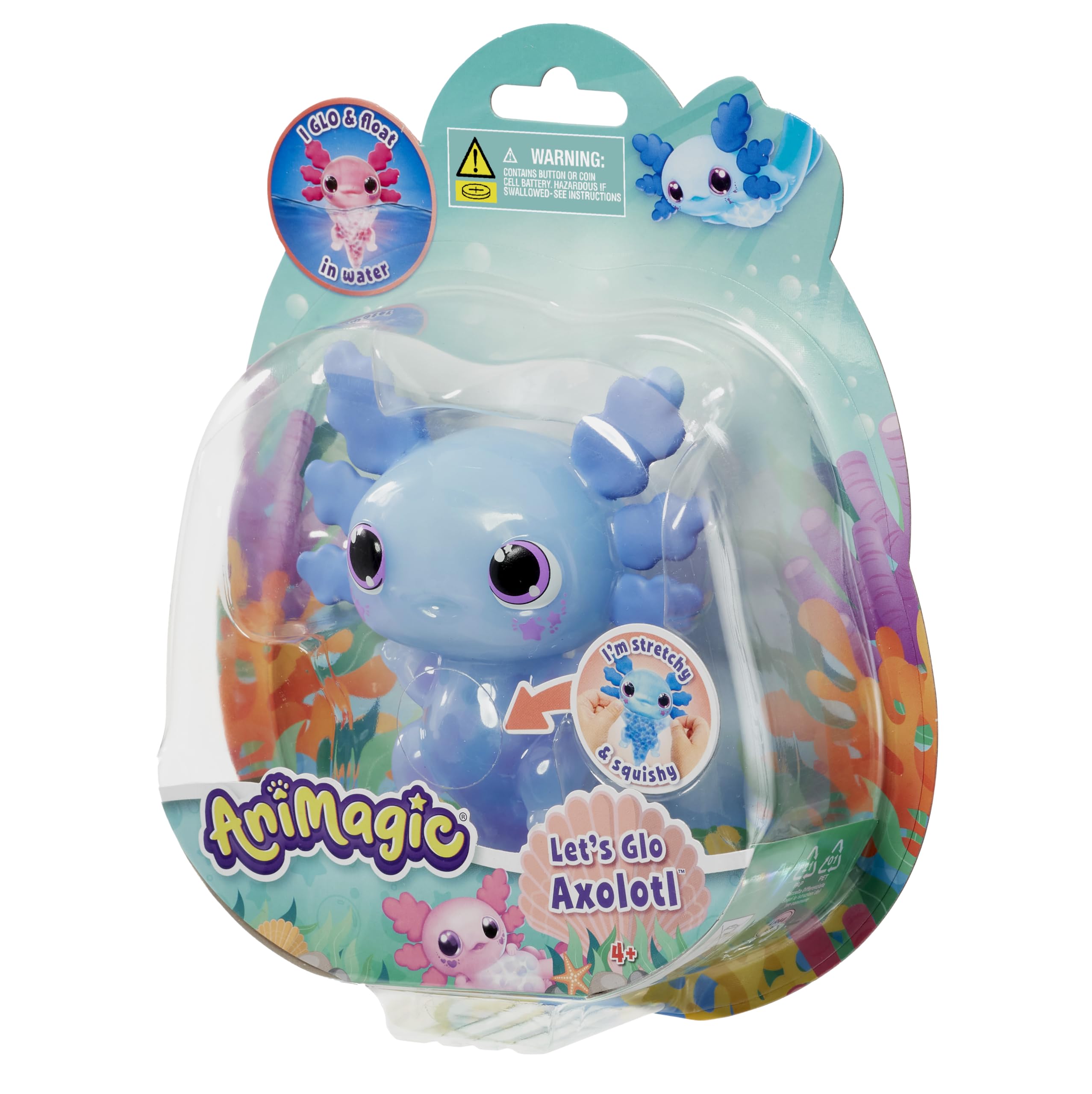 Let's Glo Axolotl Blue