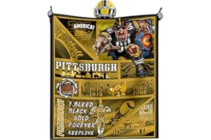 Iphoqcnd Football Throw Blanket Football Team Gifts Ideas for Men Women Boys Kids Sport Blanket Sofa Bed Couch Living Room 50"X 60"