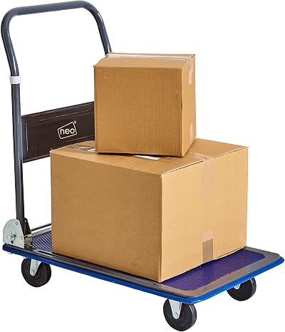 Neo Heavy Duty Aluminium Folding Sack Trolley 150 kg Extendable Handle