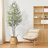 Alupssuc Artificial Olive Tree 6FT Tall Faux Silk