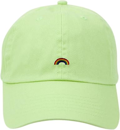 lime green dad hat