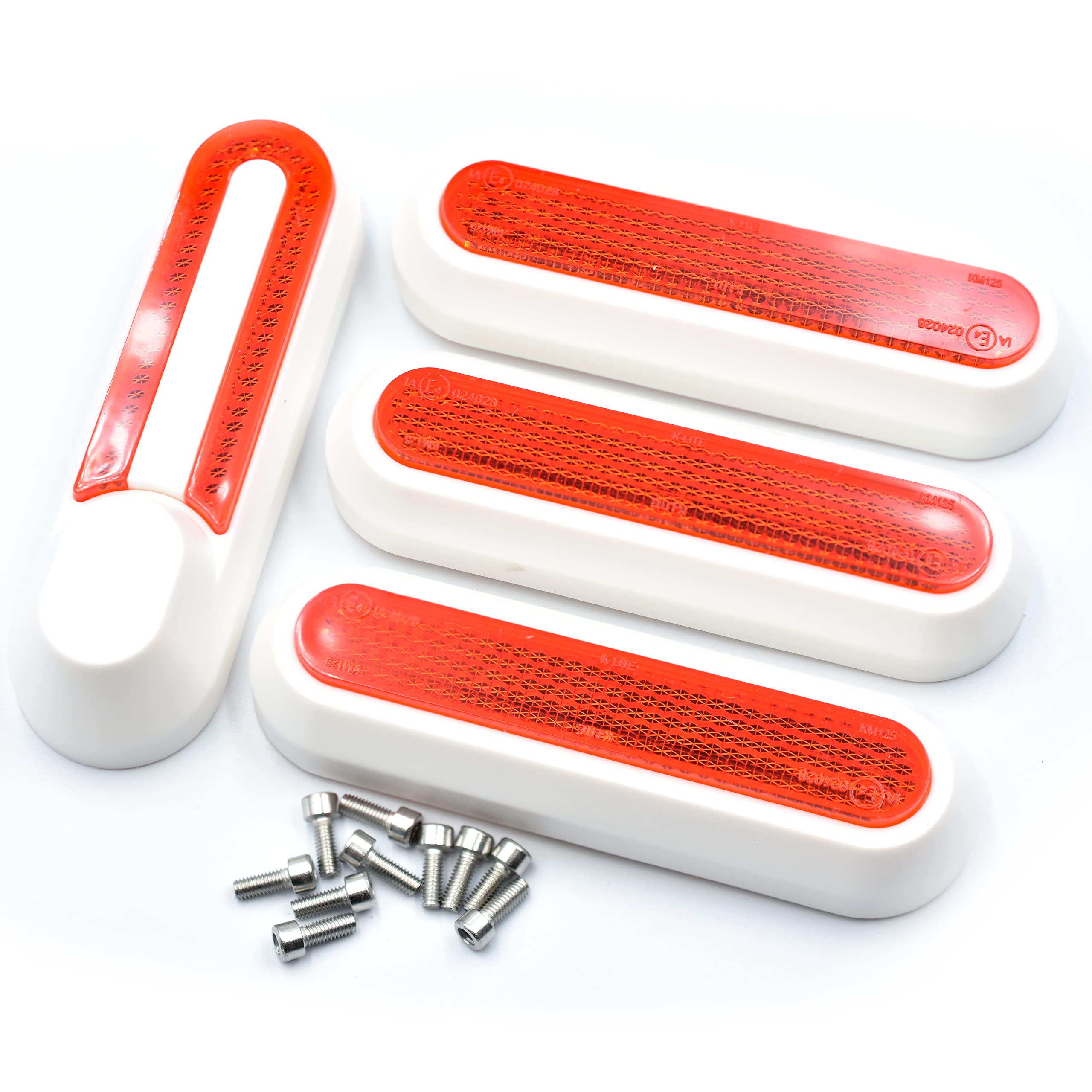 myBESTscooter - Side Wheel Cover Set With Reflectors For Xiaomi M365 Pro 1S Essential Pro2 Model 3 Electric Scooter