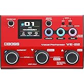 BOSS VE-22 Vocal Performer | Advanced Multi-Effects Processor for Singers | Powerful Harmony & Doubling Functions | Auto Pitc