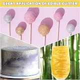Fidton Edible Glitter for Drinks Gold & Silver 5 g Each Set Sparkling view 5