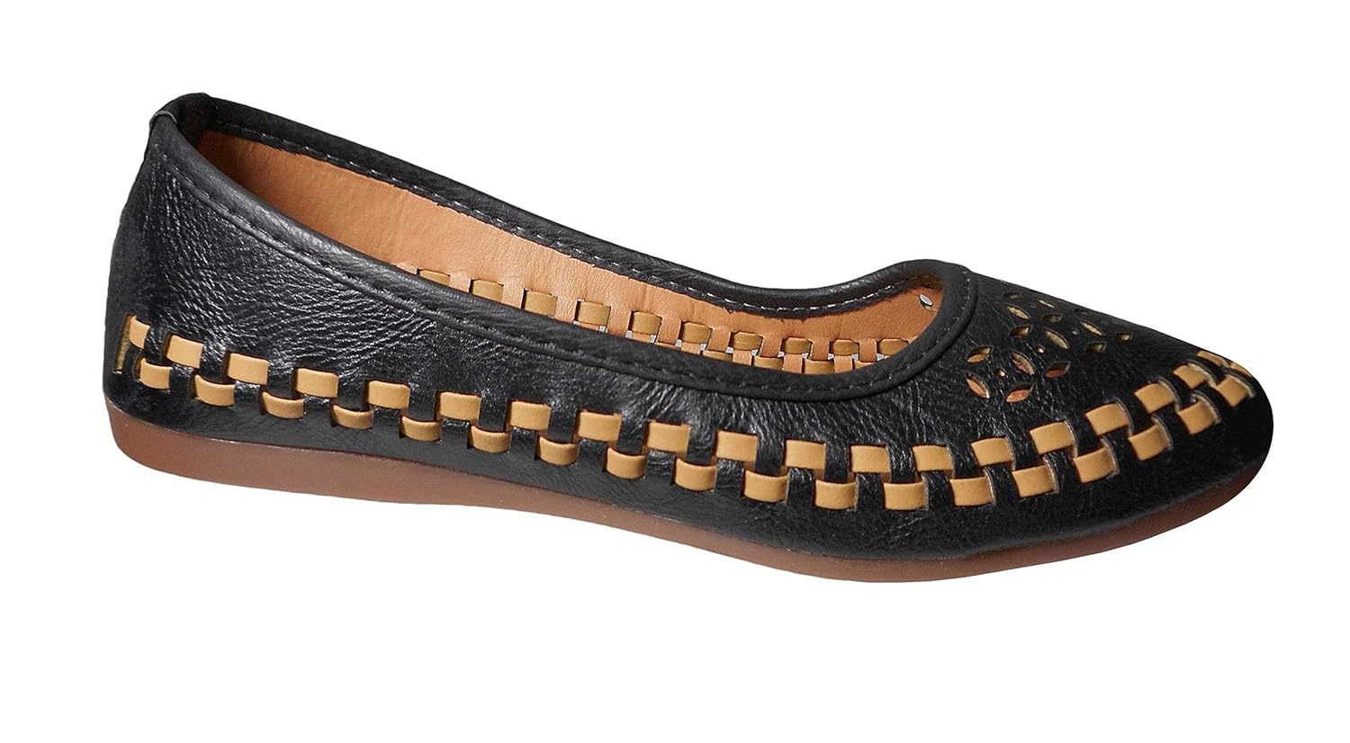 thari choice faux fur women's flat punching belly,(faux fur, pink)