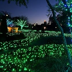 Green Christmas Lights, Total 400 LED 132FT