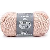 Patons Classic Wool Yarn, Peach Blush