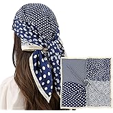 RIIQIICHY Women Head Hair Scarf Like Satin Silk Scarf Sleeping Hair Wrapping Night 27.5"