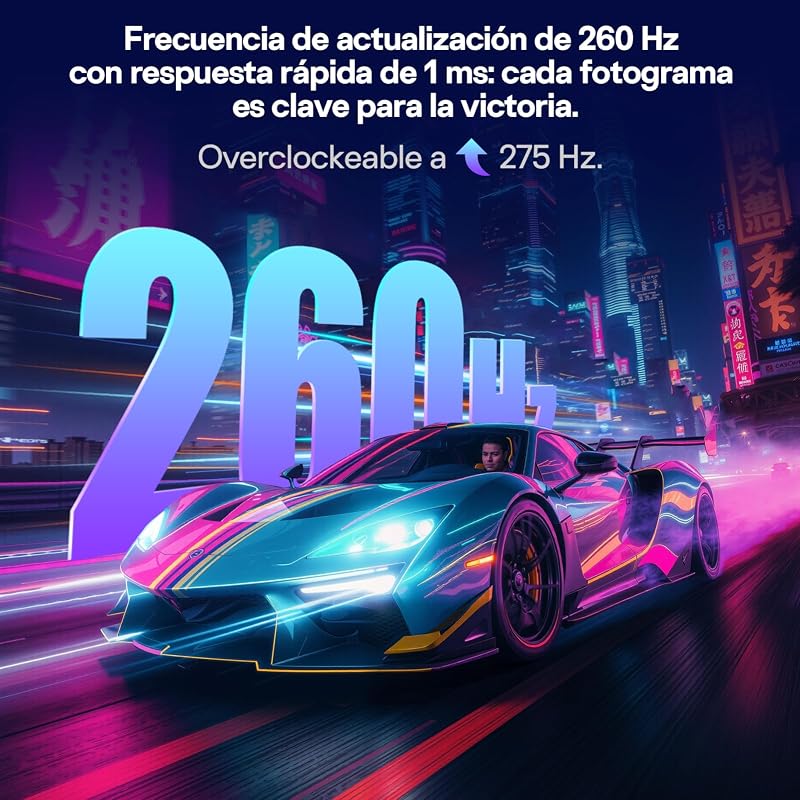 27 Pulgadas QHD Gaming Monitor 260Hz/275Hz（OC Fast IPS 1ms HDR400