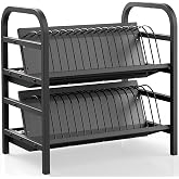 VIVO Black 32-Bay Laptop Open Charging Station, STAND-LAPC32 | Laptops and Tablets up to 14 in, Dual Level Multi Device Organizer, Chromebook Charging Station for Classroom, Holds 110 lbs