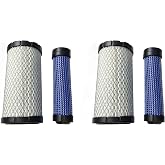 M113621 M123378 Air Filter Compatible with John Deere Kawasaki 11013-7029 | 2pcs filters Compatible with 1023E 1026R 1200 Series 1720 1725 2030A 2210 2500 Lawn Tractors, Fit for 11013-7029 11013-7048