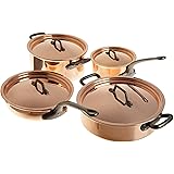 Matfer 915901 8 Piece Bourgeat Copper Cookware Set
