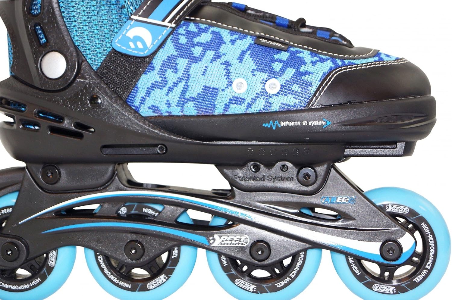 Best Sport 30113 Inline Skates for Children, Blue/Black, Size 29-34 - Image 3