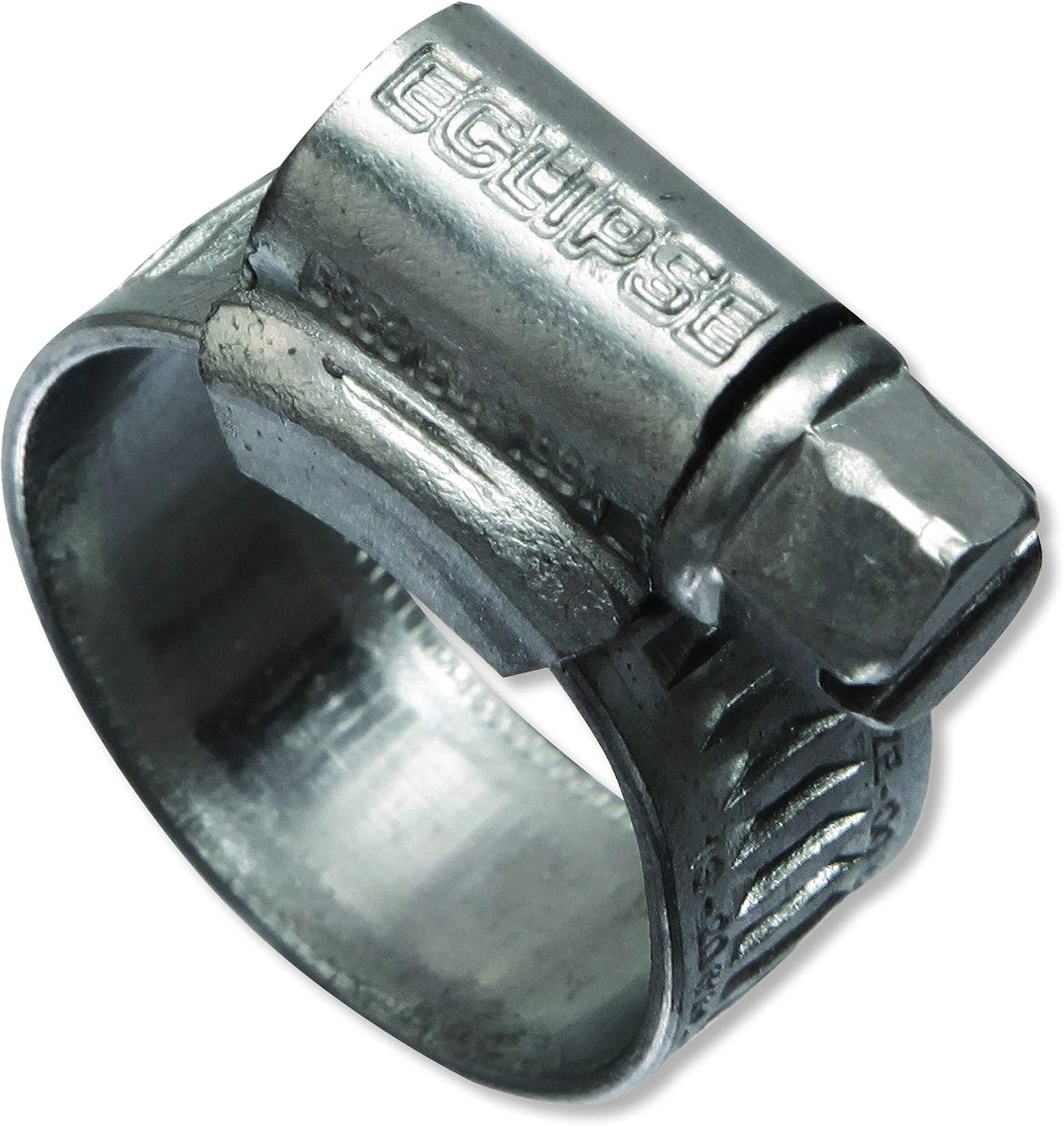 Eclipse Professional Tools ECW1-OO W1 Box of 10 13-20mm (½" - ¾") Mild Steel Worm Gear Hose Clamps, Silver, 240-280mm (9 ⅞" - 11") - Image 3