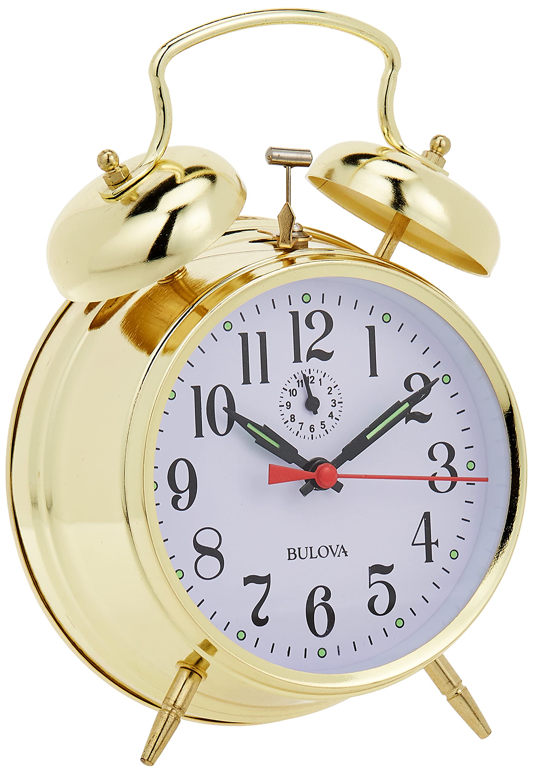Photo 1 of Bulova B8124 Bellman Clock, Brass Finish