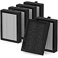 LV-H128 Replacement HEPA Filter for LEVOIT LV-H128, PUURVSAS (HM669A), ROVACS (RV60) Air Cleaner Purifier, LV-H128-RF, 6 Pack