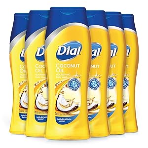 Dial Body Wash, Coconut Oil, 16 Ounces (Pack of 6)