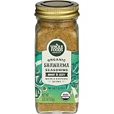 Whole Foods Market, Organic Seasoning, Shawarma No Salt Added, 1.87 Ounce