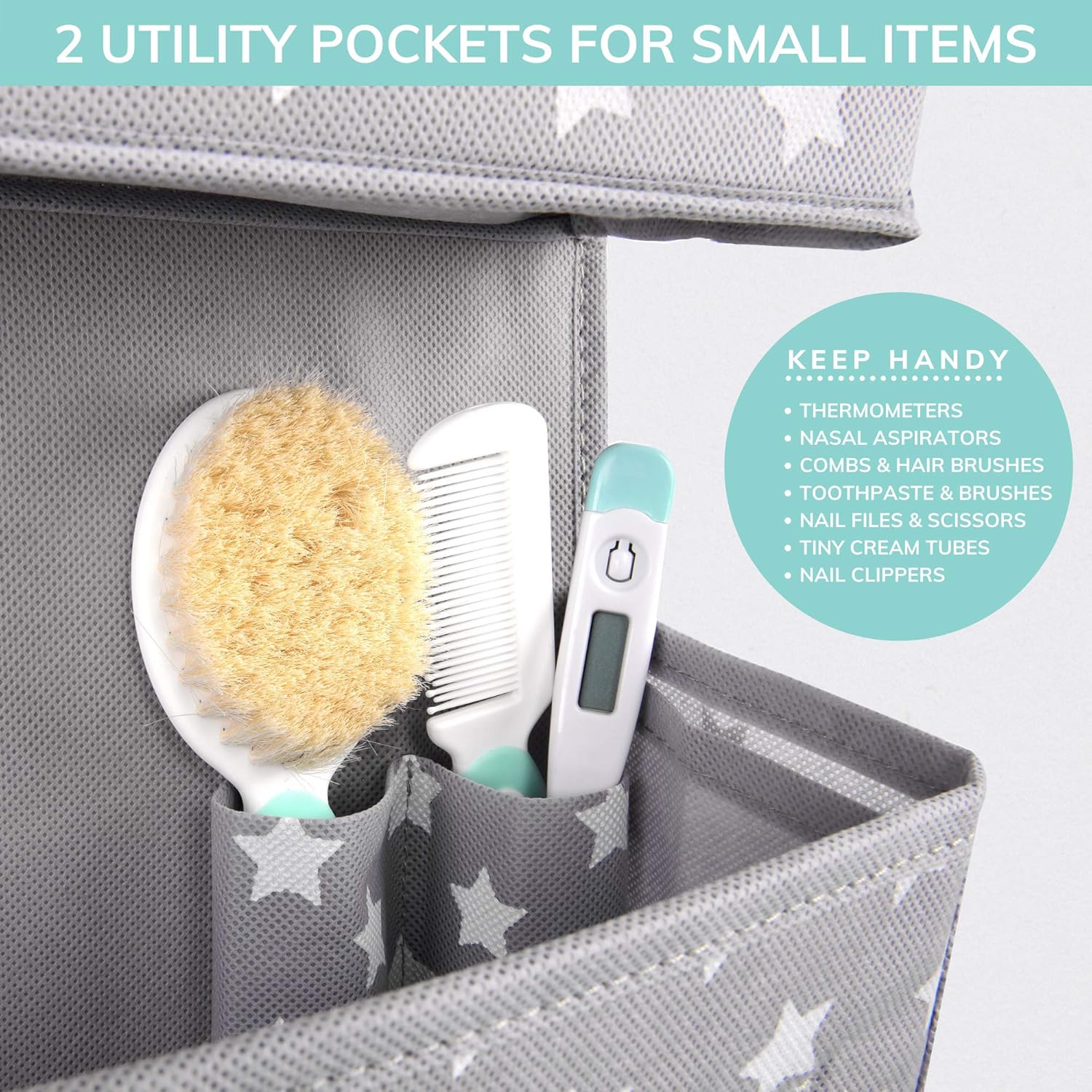 Childrens Room Clear Window Caddy Hanger Vesta Baby Over the Door