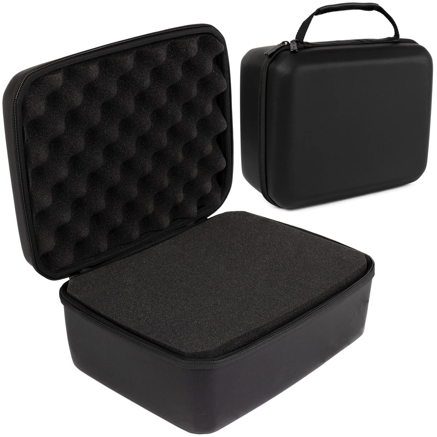 Photo 1 of Protective Hard Case With Customizable Foam - Lightweight Hard Shell Case for Electronics, Cosmetic, Makeup & More - EVA Protection (11" x 9" x 5.5")