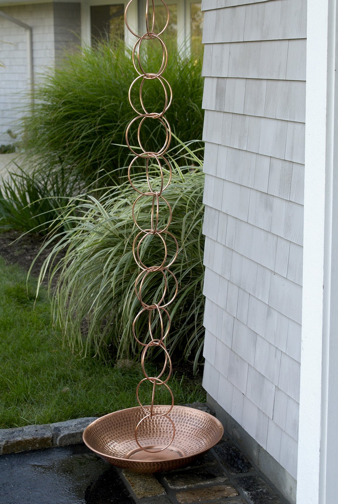 Good Directions Rain Chain Basin, Polished Copper eBay