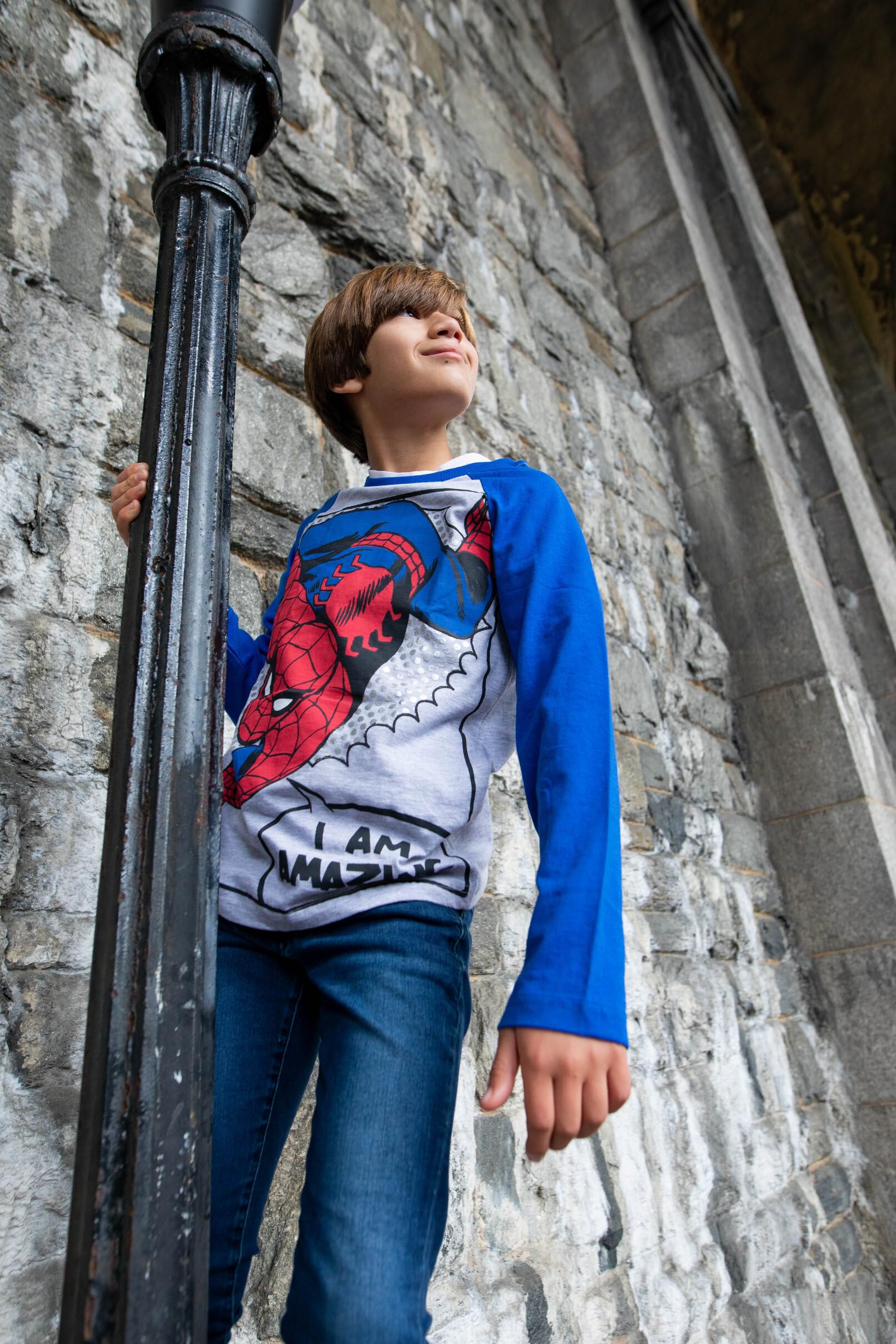 Marvel Avengers 4 Pack Long Sleeve T-Shirts Toddler to Big Kid