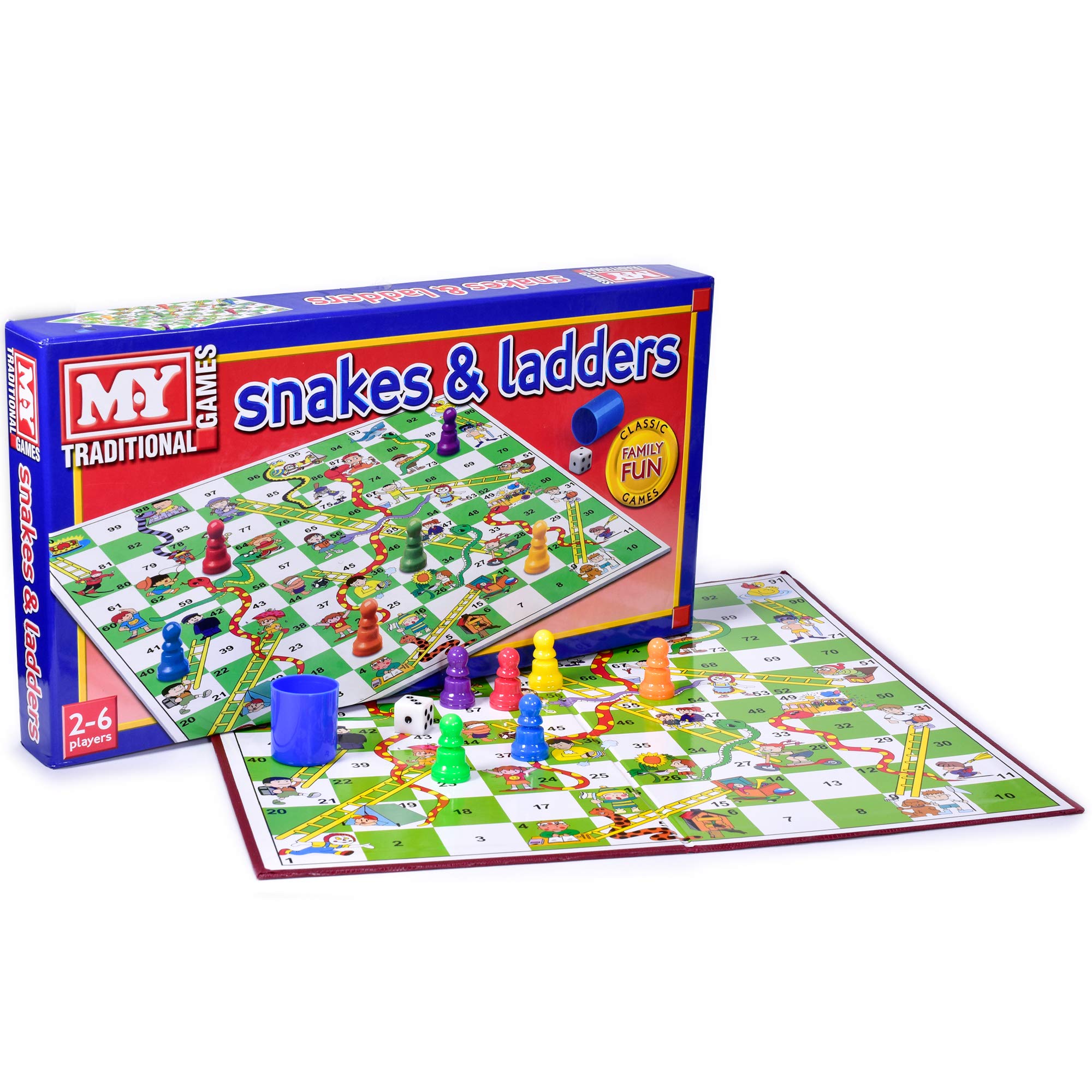 M.Y Snakes & Ladders - Traditional Snakes and